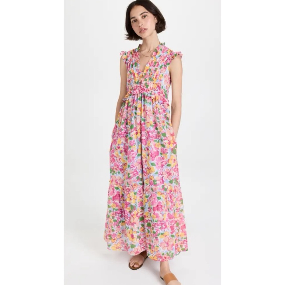 Banjanan Constance Dress in Technifloral Breeze Pattern